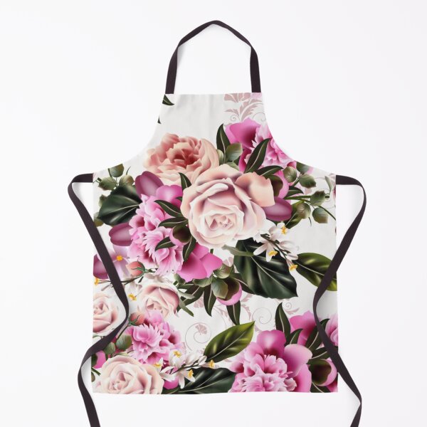 Item preview, Digital Pastel Pink Roses with Peony Floral Design designed and sold by WearWolfDesigns.