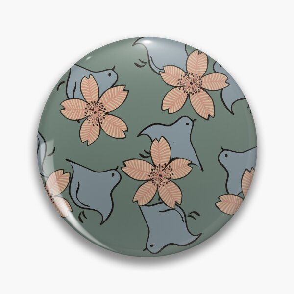 Item preview, Japanese chicks and flowers designed and sold by sluggraphix.