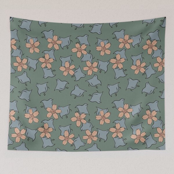 Item preview, Japanese chicks and flowers designed and sold by sluggraphix.