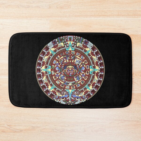 Item preview, Piedra del Sol - Earthy Aztec Calendar Sun Stone designed and sold by Aztectees.