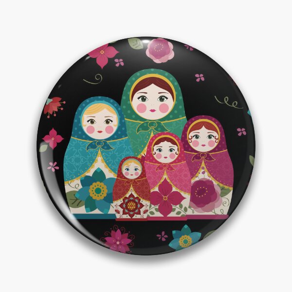 Item preview, Russian Dolls Black designed and sold by StudioShine.