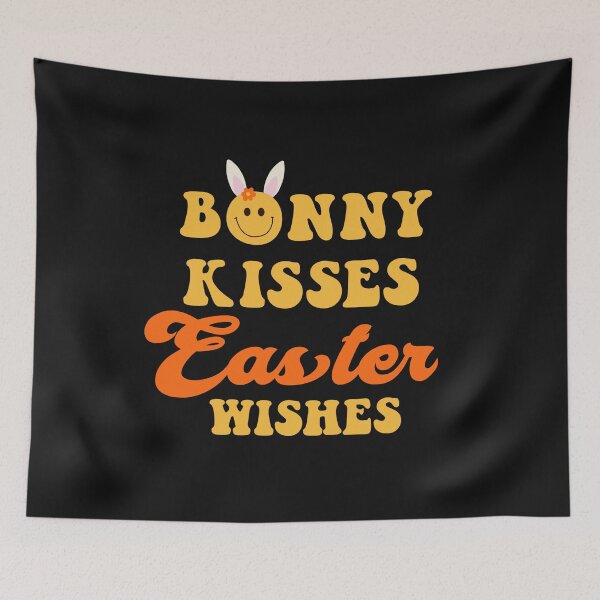 Item preview, Bunny Kisses Easter Wishes designed and sold by ZubiyaArt.