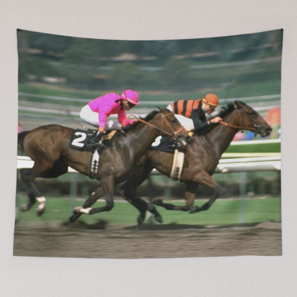 Item preview, Horse race Poster designed and sold by KnitNknot.