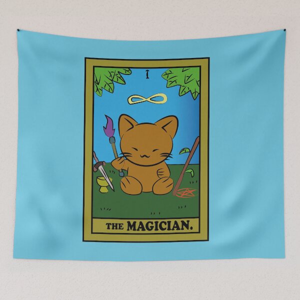 Item preview, TAROT CARDS | THE MAGICIAN. | CAT designed and sold by FalconLifeStore.