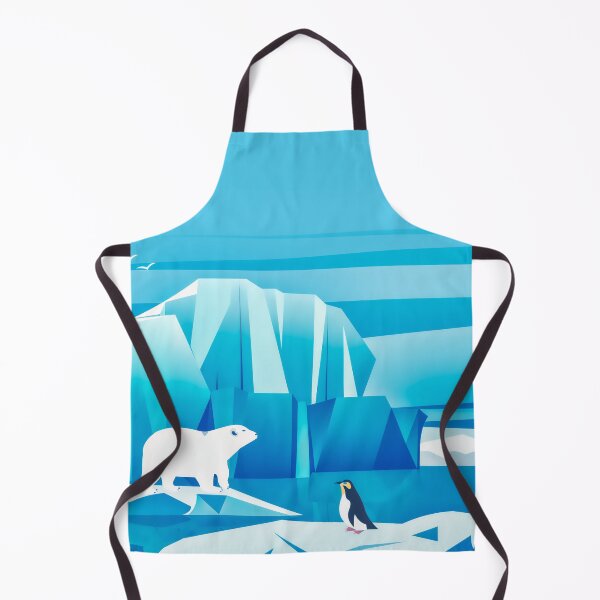 Item preview, Polar bear and penguins on the glacier designed and sold by AlexSin.