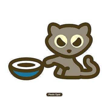 Artwork thumbnail, Cat Moment: Feed me neow! by PaolaOpal
