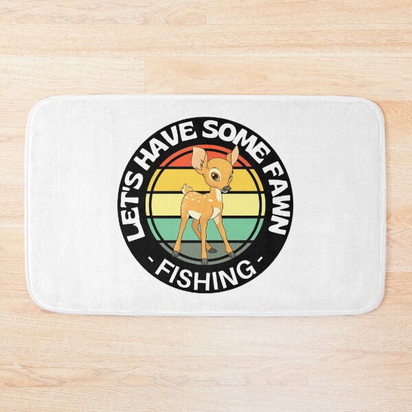 Item preview, Let's Have Some Fawn Fun Fishing Cute Fawn designed and sold by RGRamsey.
