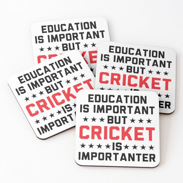 Item preview, Education Is Important But Cricket Is Importanter designed and sold by Adel Qasem.