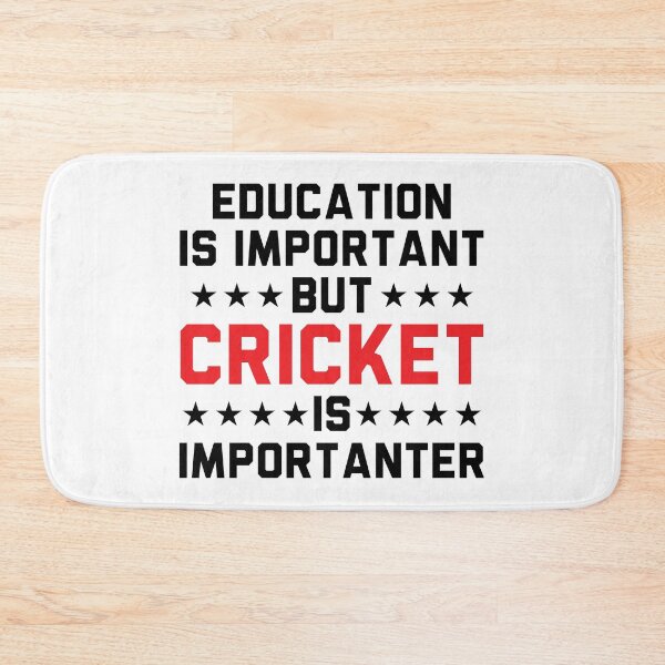 Item preview, Education Is Important But Cricket Is Importanter designed and sold by Adel Qasem.