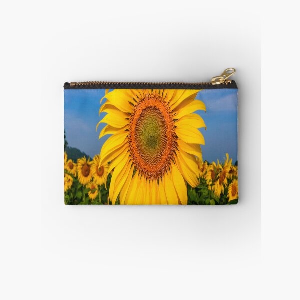 Item preview, Sunflower Farmland With Blue Cloudy Sky. beautiful nature  designed and sold by Relaxation  Time.