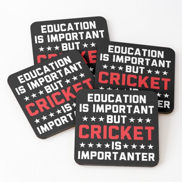 Item preview, Education Is Important But Cricket Is Importanter designed and sold by Adel Qasem.
