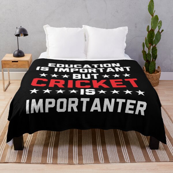 Item preview, Education Is Important But Cricket Is Importanter designed and sold by Adel Qasem.
