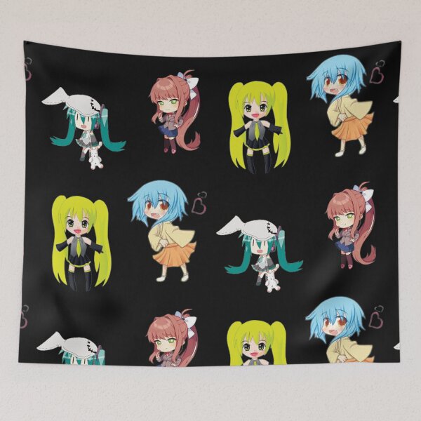 Item preview, Cute Chibi Anime girls designed and sold by Meta-Prints.