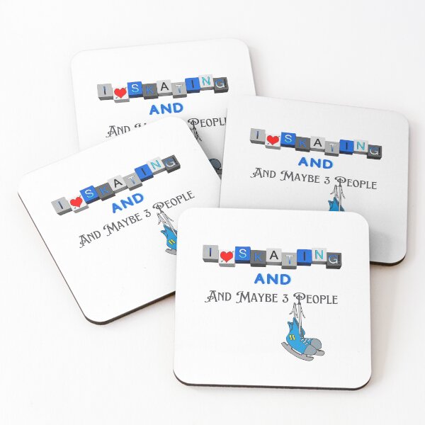 Item preview,  I Like Ice Skating And Maybe 3 People designed and sold by yassminishop.
