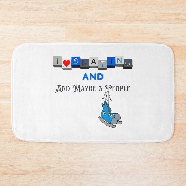 Item preview, I Like Ice Skating And Maybe 3 People designed and sold by yassminishop.