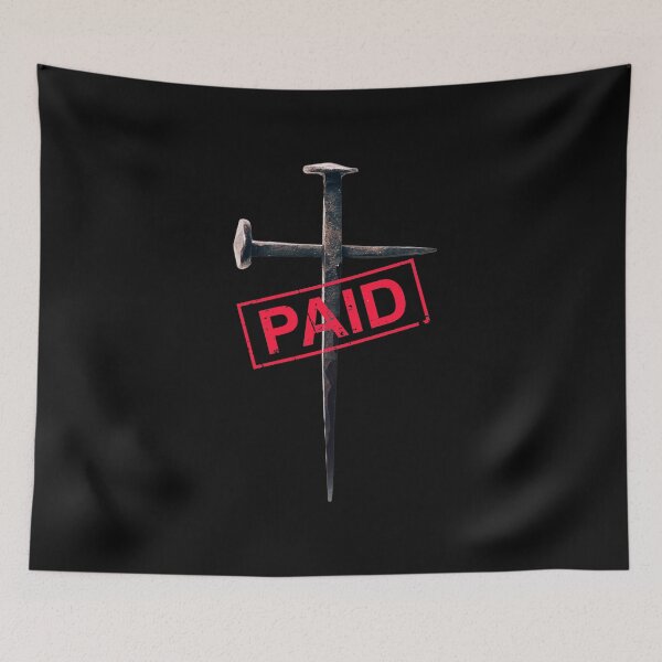 Item preview, SINS PAID ON THE CROSS designed and sold by Nancyanna.