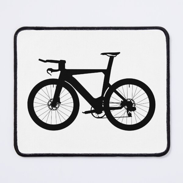Item preview, Racing Bicycle, Racer triathlon street sport bike. Detailed vector illustration realistic silhouette designed and sold by Marcin Adrian.