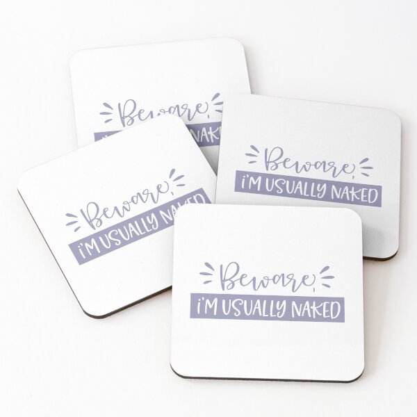 Item preview, Beware I'm Usually Naked | Doormat designed and sold by Wagdy-online.
