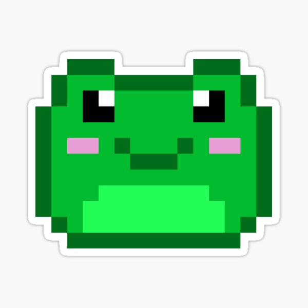 Pixilart - Minecraft Frog Face by Juniati