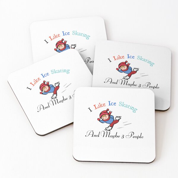 Item preview,  I Like Ice Skating And Maybe 3 People designed and sold by yassminishop.
