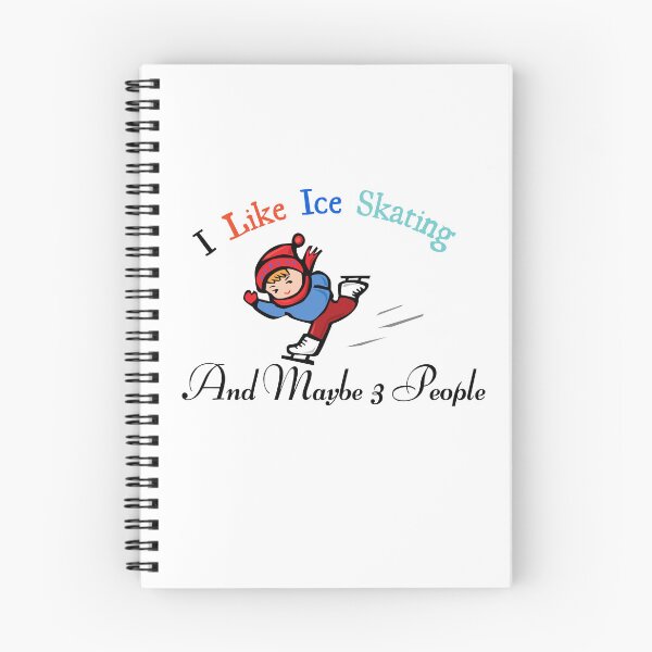 Item preview,  I Like Ice Skating And Maybe 3 People designed and sold by yassminishop.