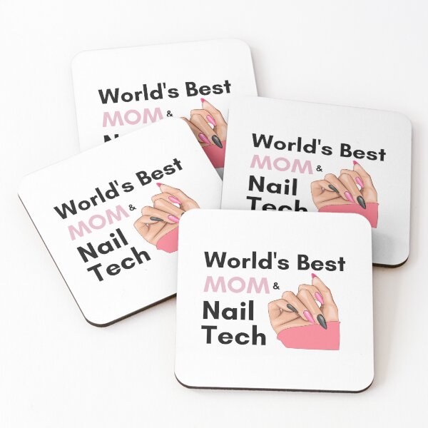 Item preview, World's Best Nail Tech mom designed and sold by 306Biz.