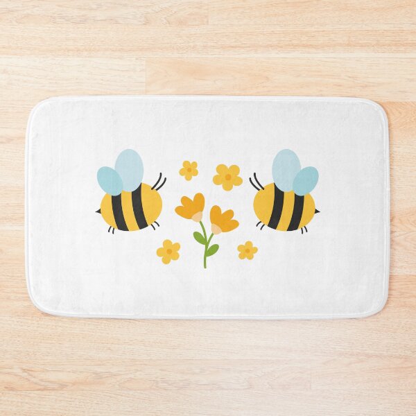 Item preview, Adorable Bees and Flowers Pattern designed and sold by Creative Wolf Design.