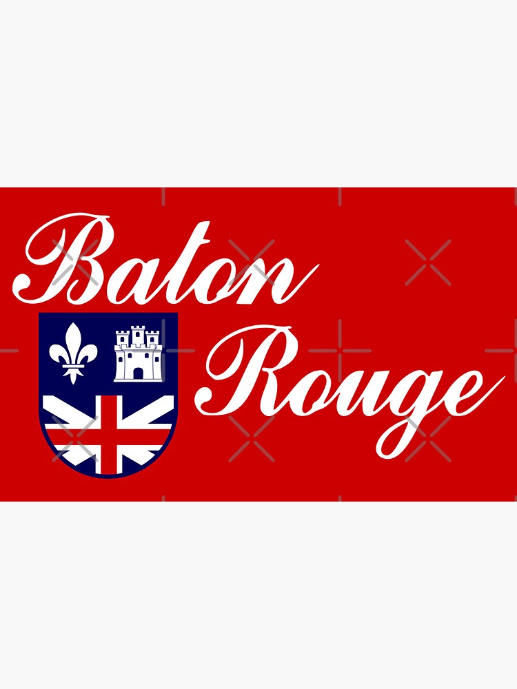 "Flag of Baton Rouge, Louisiana" Sticker for Sale by brigadeiro | Redbubble