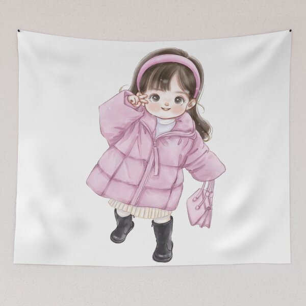 Item preview, baby pink girl designed and sold by creator Designer.
