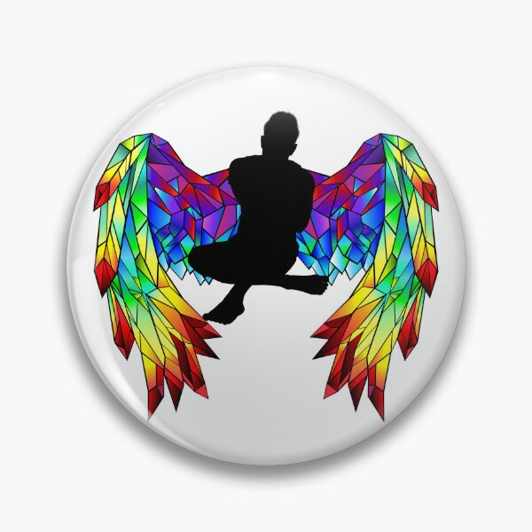 Item preview, Stained Glass Wings of an Angel- Winged Angel Design  designed and sold by CreativNode.