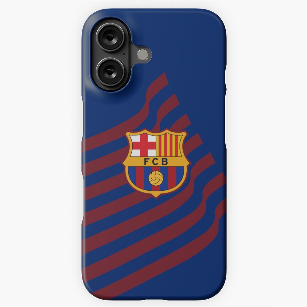 Barca wave stripes iPhone Case