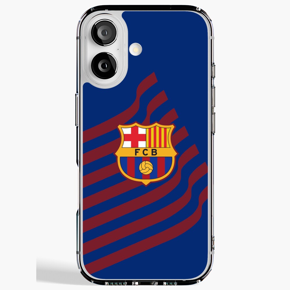Barca wave stripes iPhone Case