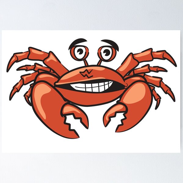 Item preview, angry crab designed and sold by mubeepixels.