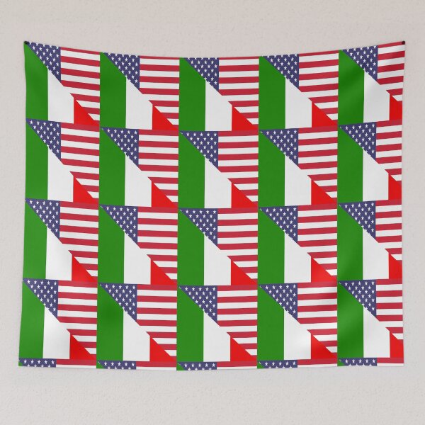 Item preview, Italian American Flag Italy Italiano USA designed and sold by ReddBLVD ⭐ ⭐ ⭐ ⭐ ⭐.