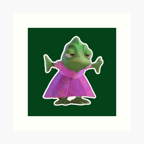 Pascal from Tangled with pastel purple background Tapestry for Sale by  Megan Olivia