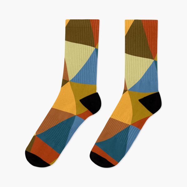 Item preview, 70s Retro Abstract Geometric Triangles designed and sold by ind3finite.