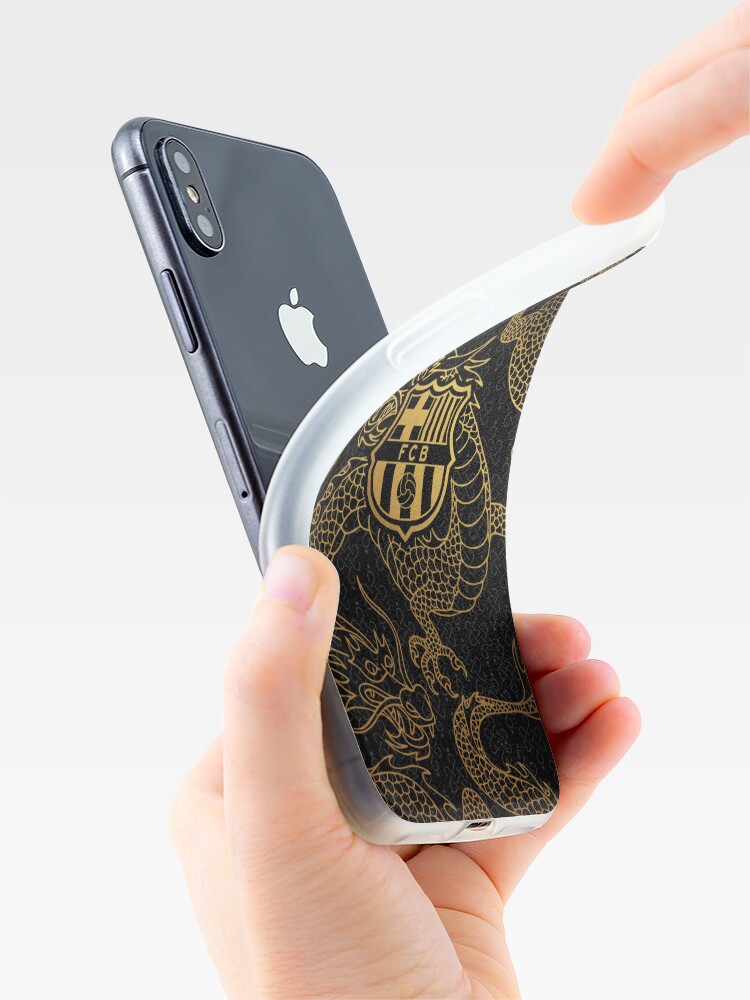 Barca Gold and Black dragons iPhone Case for Sale by farqaleitart