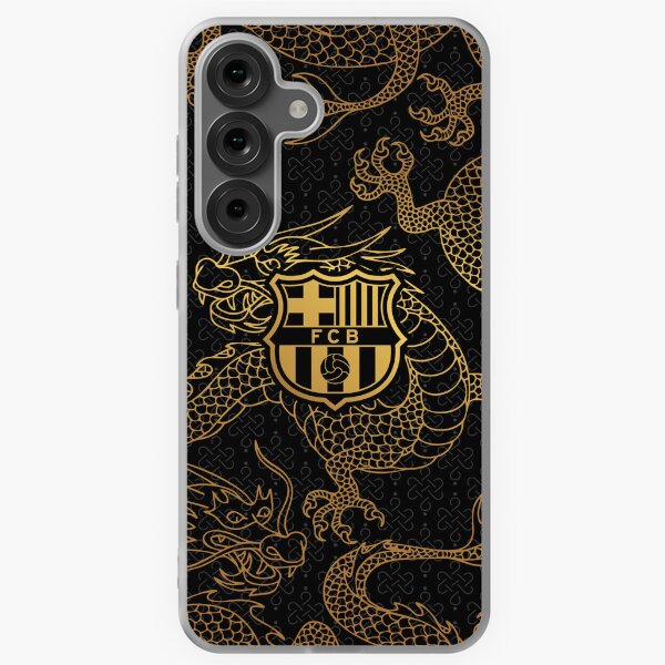 Vista previa del artículo con la obra «Dragones de Oro y Negro del Barça», diseñado y vendido por farqaleitart.