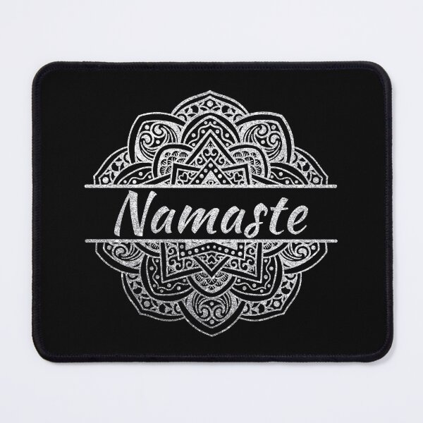 Item preview, Silver Namaste Mandala designed and sold by OutcastBrain.