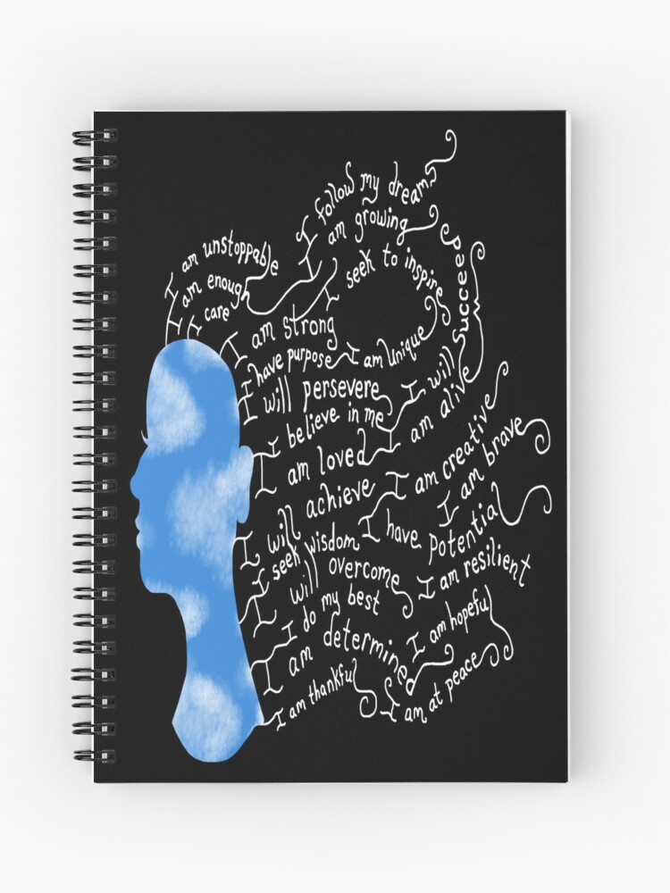 Notebook DIN A5 You Can Black White