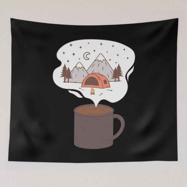 Item preview, Camping Mug – Double Exposure designed and sold by ttttee.