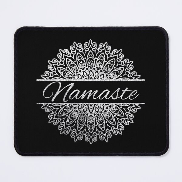 Item preview, Namaste, Mandala in Silver designed and sold by OutcastBrain.