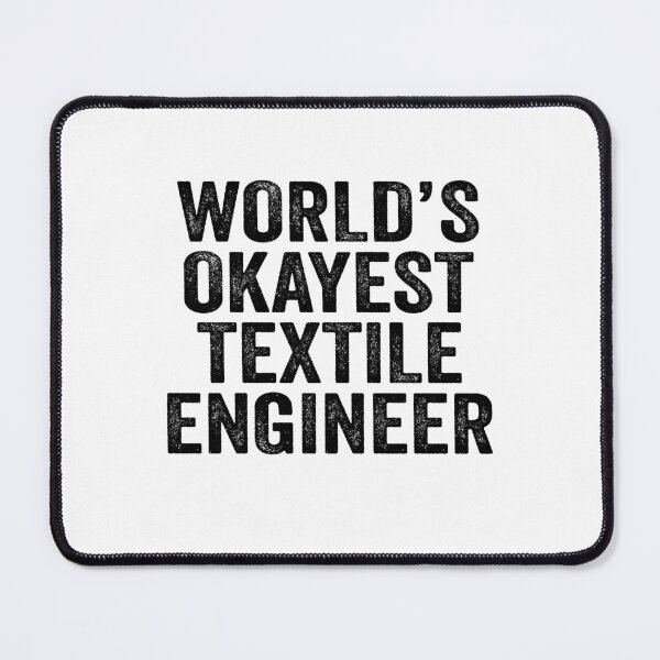 Item preview, World's okayest Textile engineer Shirt, Funny Textile engineer Dad Husband, Textile engineer Birthday Christmas Gift idea, Distressed design designed and sold by xlnv.