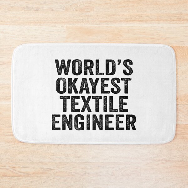 Item preview, World's okayest Textile engineer Shirt, Funny Textile engineer Dad Husband, Textile engineer Birthday Christmas Gift idea, Distressed design designed and sold by xlnv.