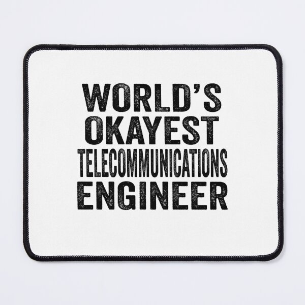 Item preview, World's okayest Telecommunications engineer Shirt, Funny Telecommunications engineer Dad Husband, Telecommunications engineer Birthday Christmas Gift idea, Distressed design designed and sold by xlnv.