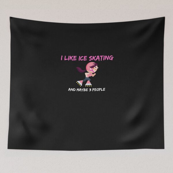 Item preview,  I Like Ice Skating And Maybe 3 People designed and sold by yassminishop.