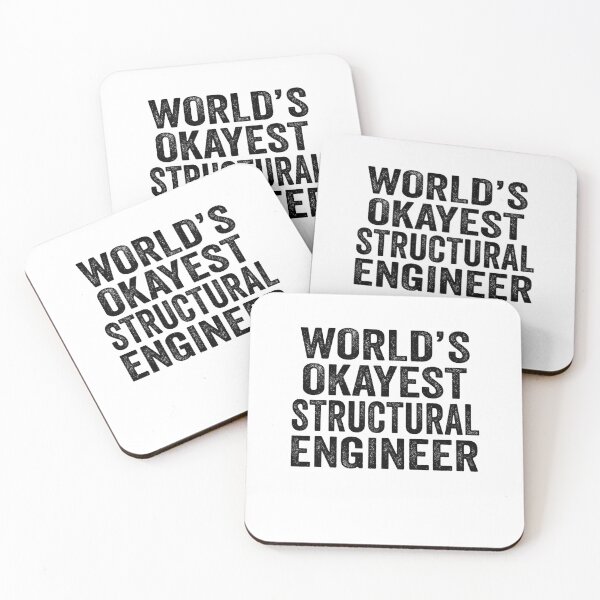 Item preview, World's okayest Structural engineer Shirt, Funny Structural engineer Dad Husband, Structural engineer Birthday Christmas Gift idea, Distressed design designed and sold by xlnv.
