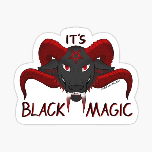 Black Magic Glossy Sticker