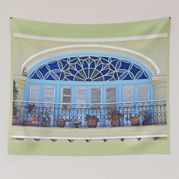 Item preview, Balcony with Flowerpots  designed and sold by Ethna Gillespie.