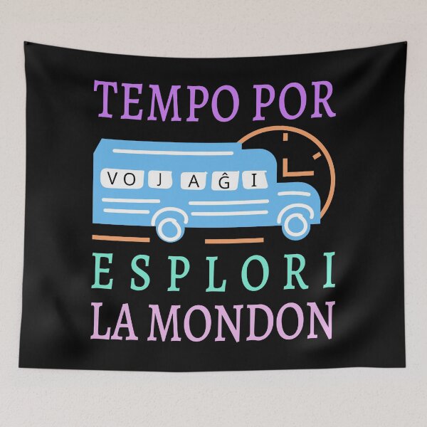 Item preview, Tempo por esplori la mondon designed and sold by Zebastjan Johanzen.